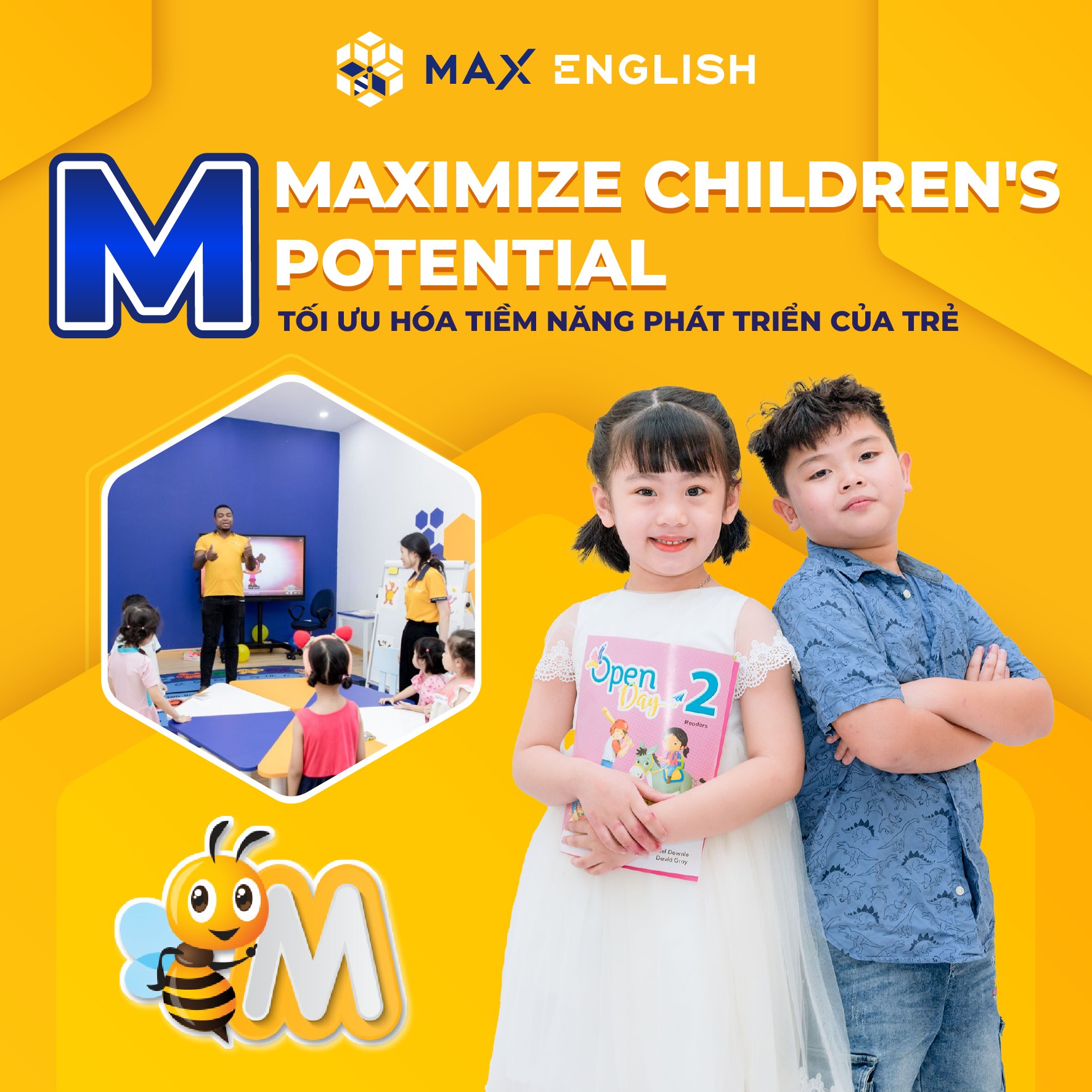 Sự khác biệt đến từ chương trình học Tiếng Anh tại Max English