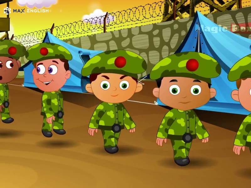 Five little soldiers