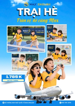 TRẠI HÈ PHÁT TRIỂN TOÀN DIỆN 2026 CÙNG MAX ENGLISH