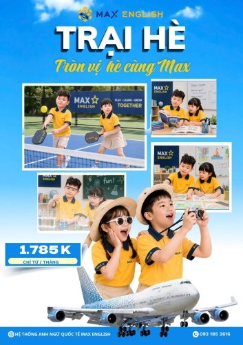 TRẠI HÈ PHÁT TRIỂN TOÀN DIỆN 2026 CÙNG MAX ENGLISH