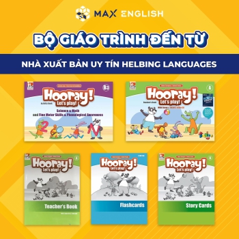 Giáo trình học tại MAX English – Nền tảng vững chắc cho từng chặng đường học tập